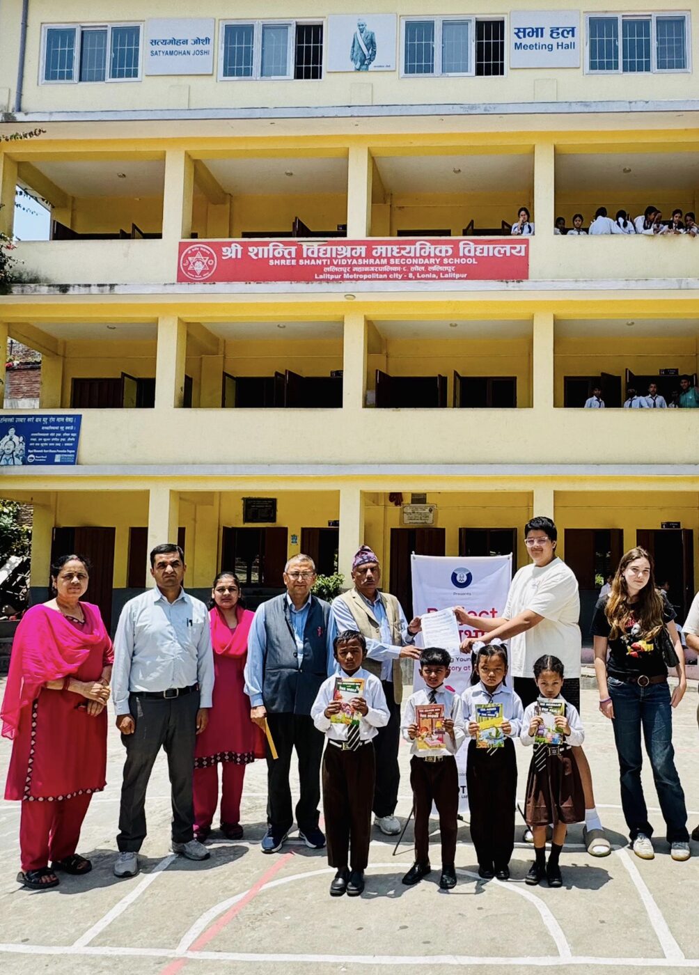 Project Aabha school visit in Lalitpur